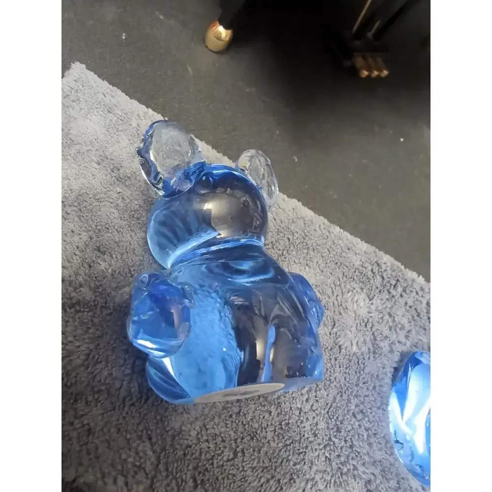 Lot: US Commemorative Fine Art Gallery COBALT BLUE Glass Koala 🐨 BEAR 3”